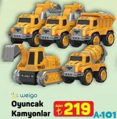 WEİGO OYUNCAK KAMYONLAR indirimli fiyat WEİGO OYUNCAK KAMYONLAR fiyat ve kampanya bilgisi